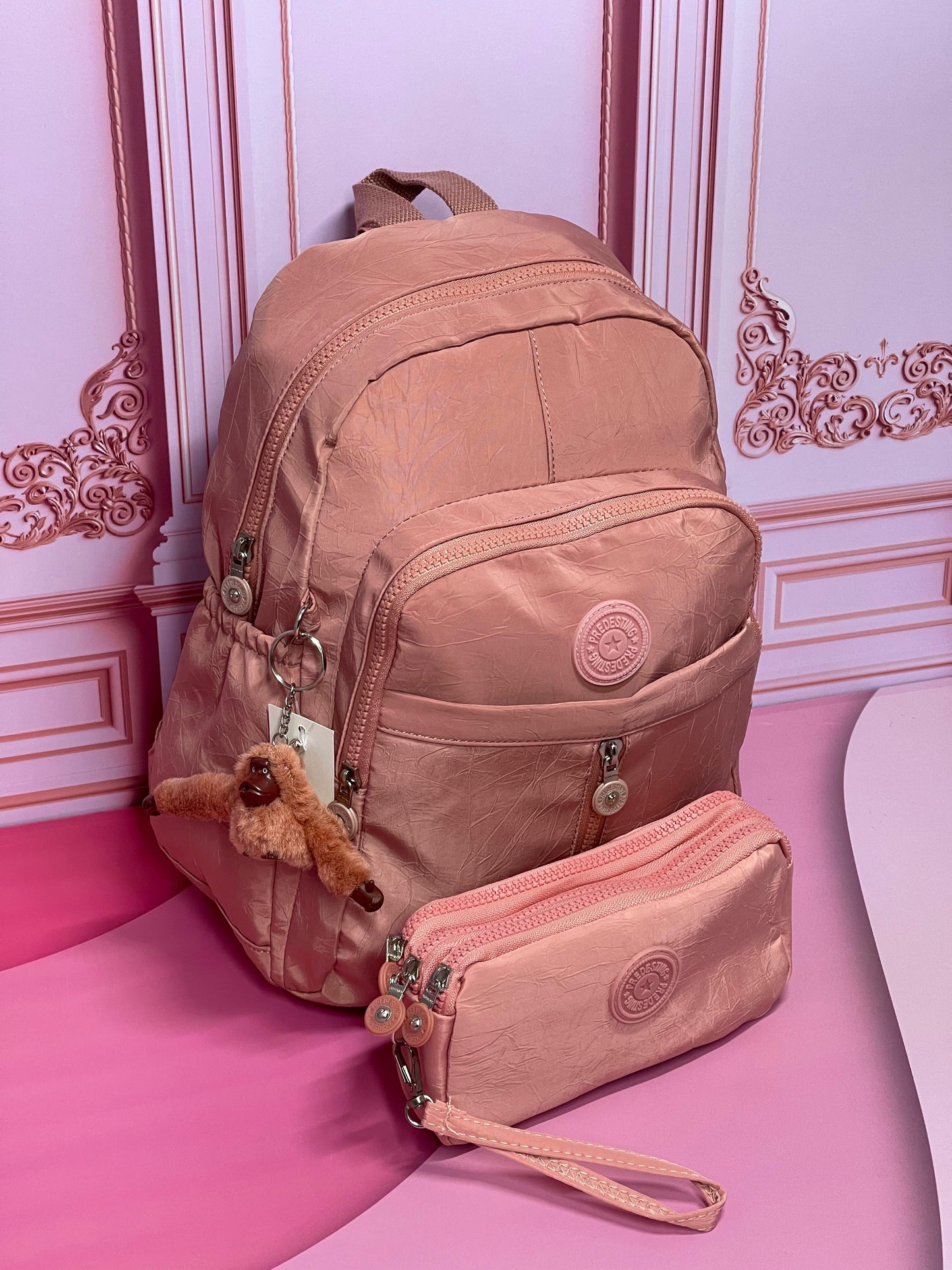Morral Mediano Predesting 🐒 Cosmetiquera 3 Compartimientos