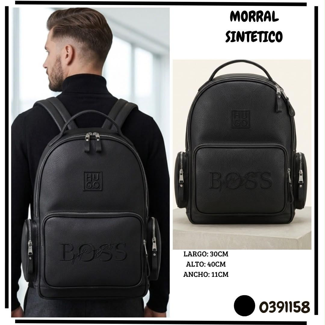 Morral Black Bordado BOSS Fino