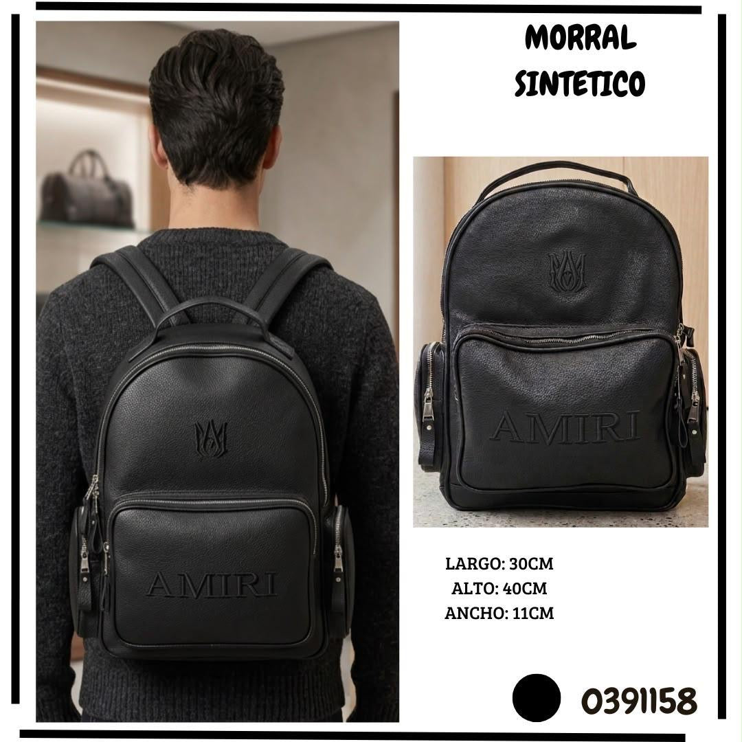 Morral Black Bordado AMIRI Fino