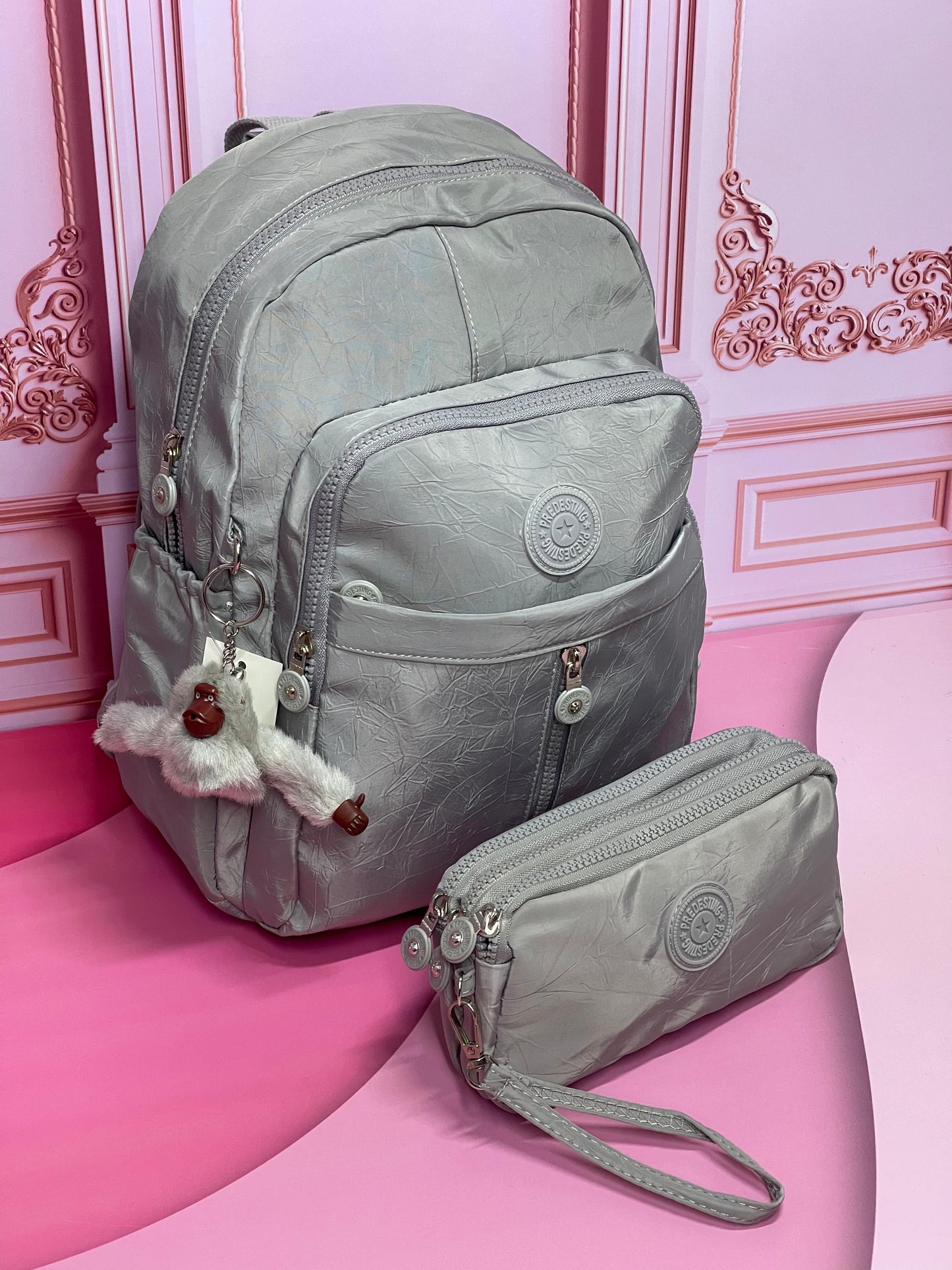 Morral Mediano Predesting 🐒 Cosmetiquera 3 Compartimientos