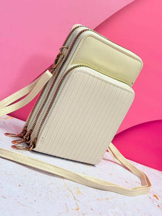 Bolso Portacelular 3 Compartimientos