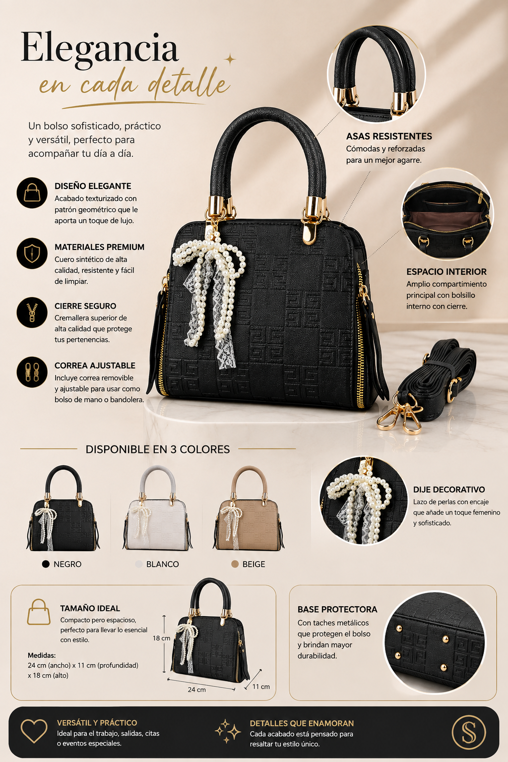 Cartera Importada Royal Essence