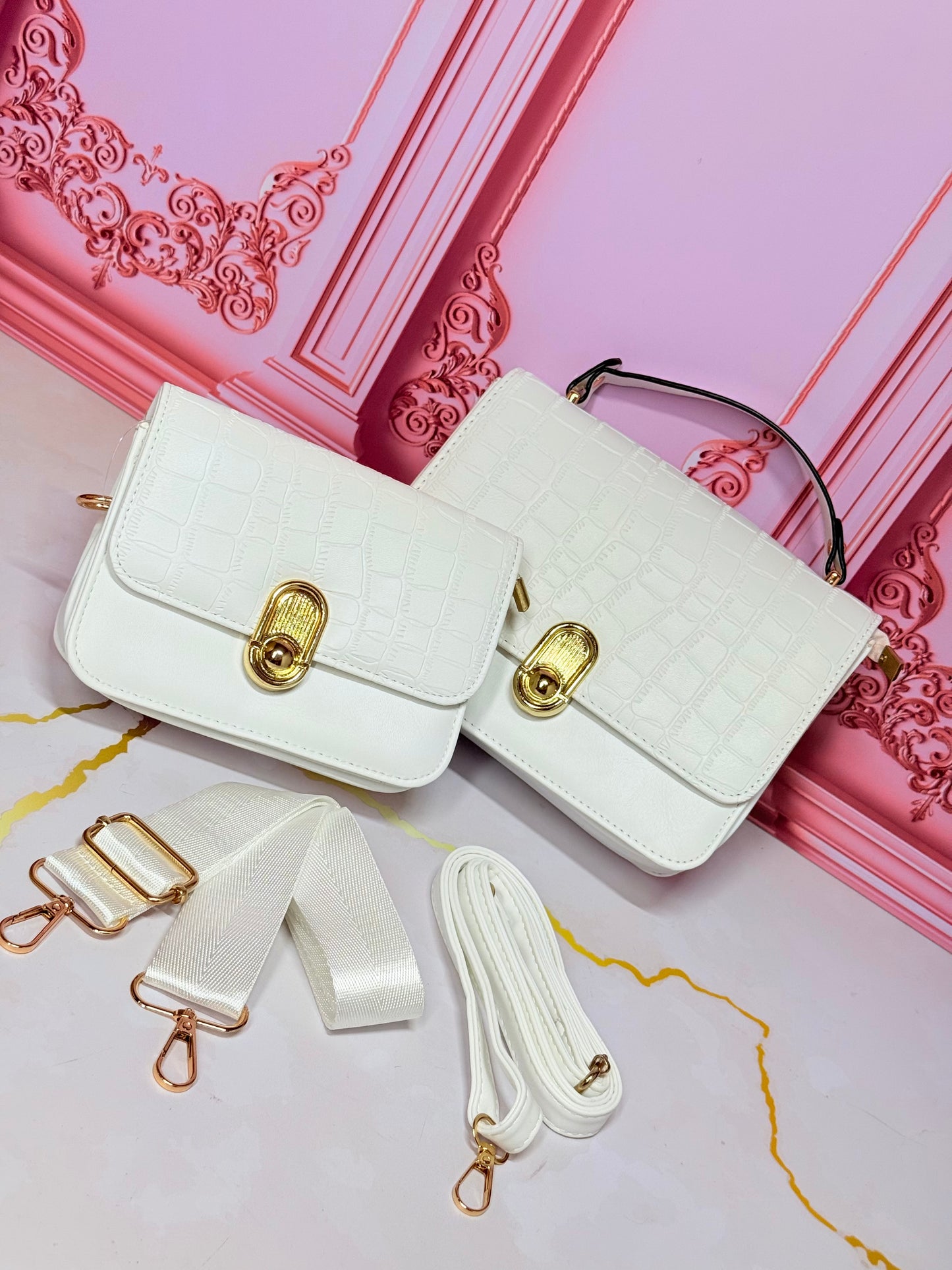Cartera Importada Suiza con Bolso Pequeño