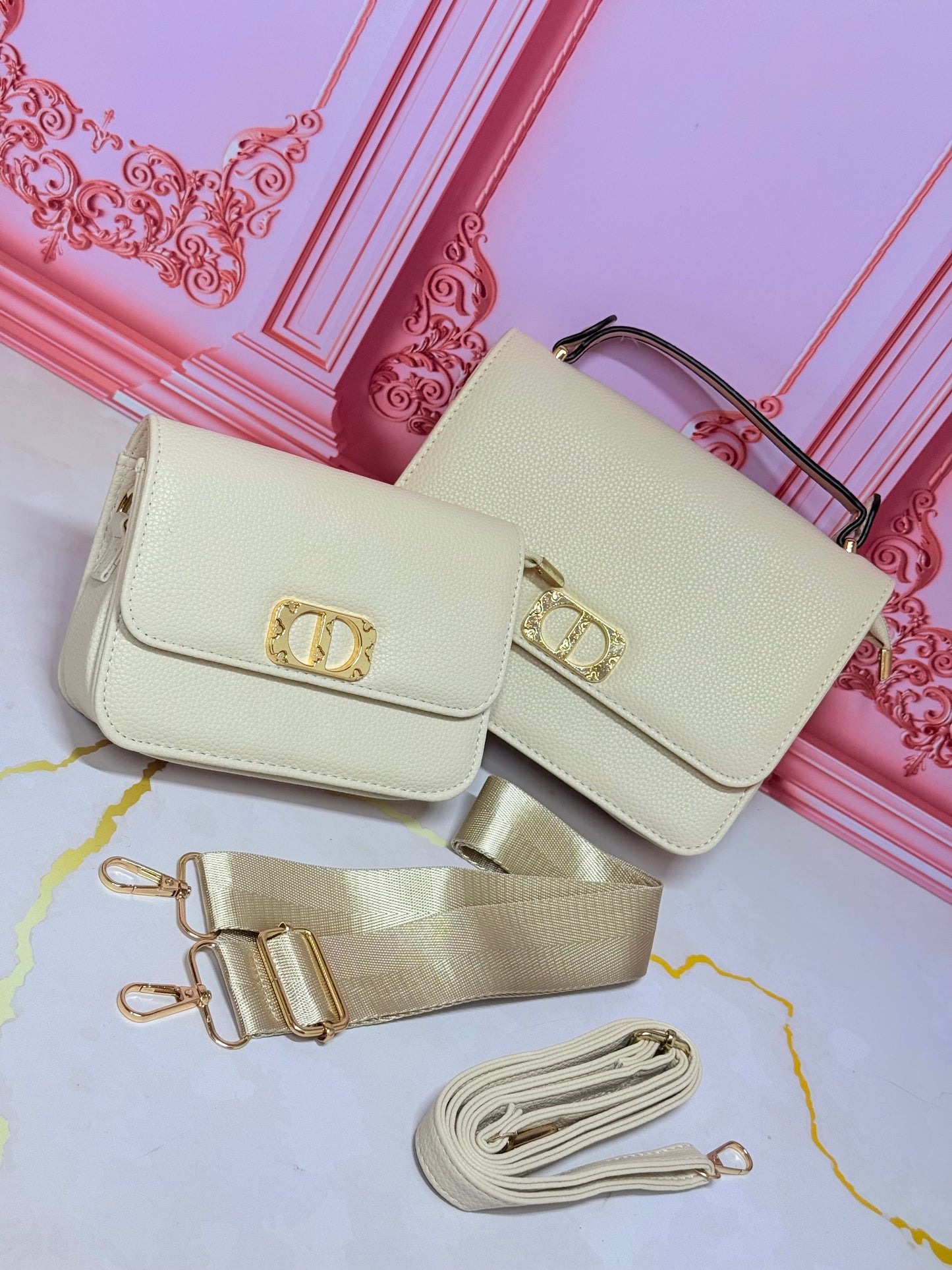 Cartera Importada Dior con Bolso Pequeño