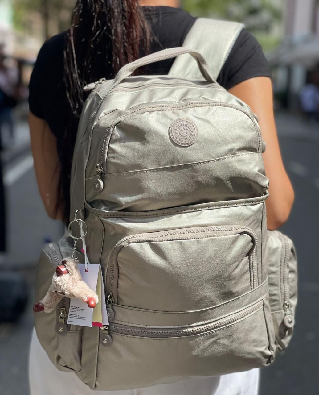 Morral Importado Kipling 1.1 🐒 Grande
