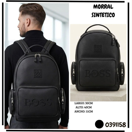 Morral Black Bordado BOSS Fino