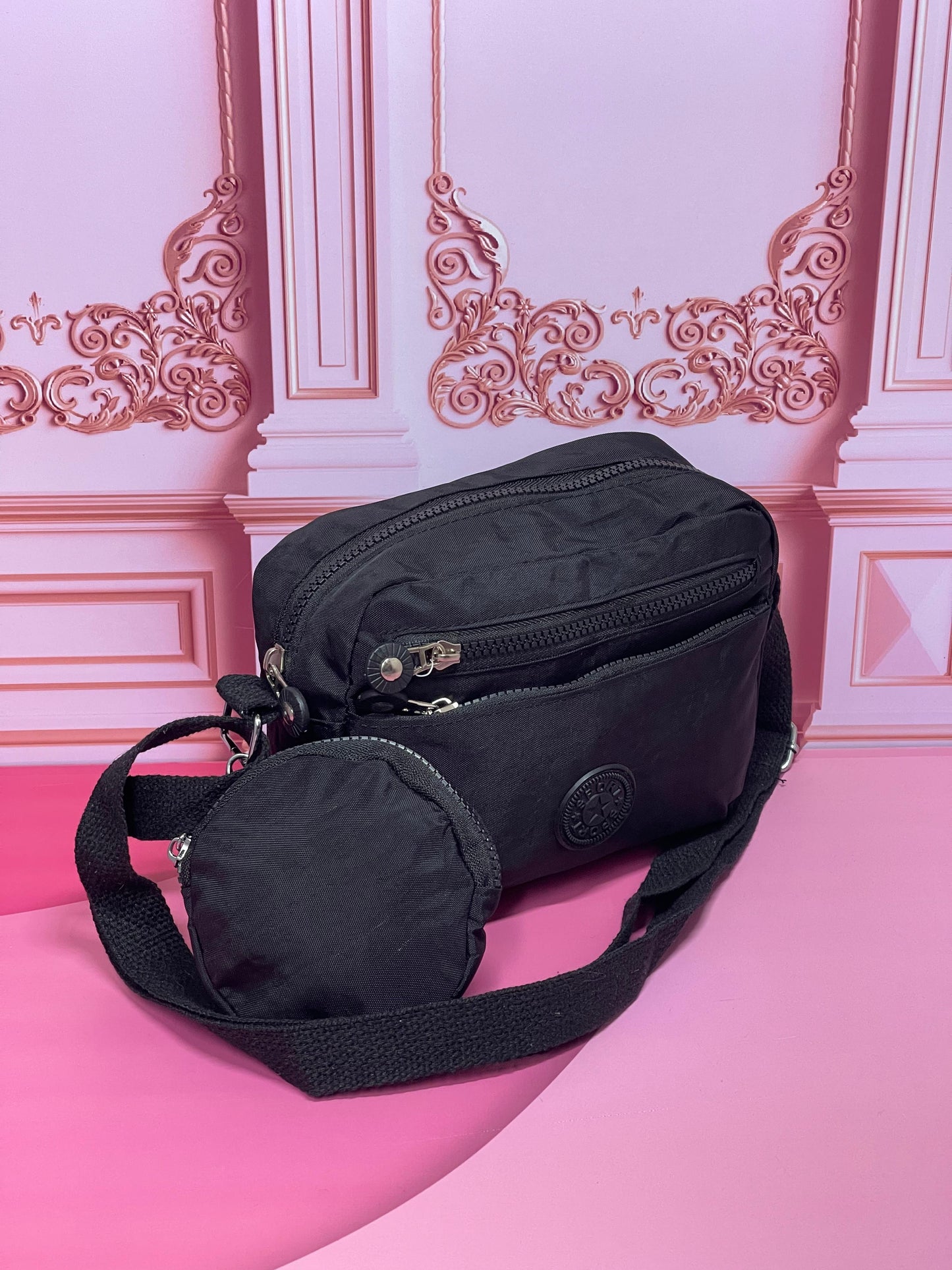 Bolso Celeste con Monedero
