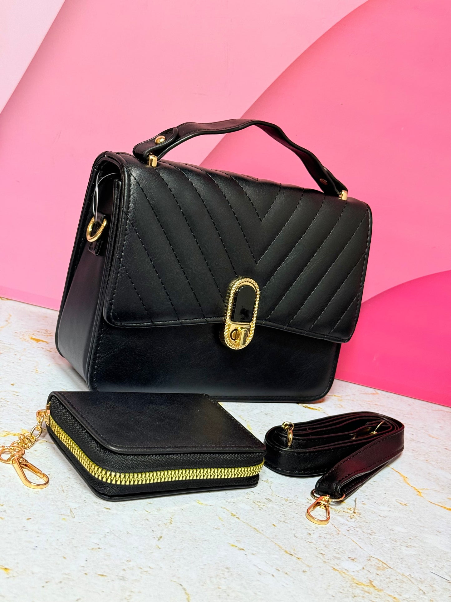 Cartera Importada Nácar
