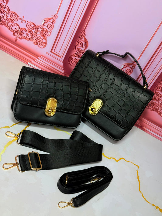 Cartera Importada Suiza con Bolso Pequeño