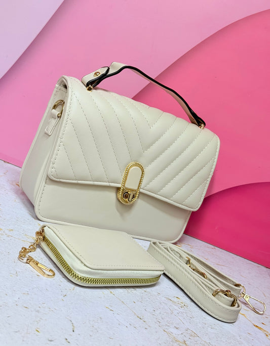 Cartera Importada Nácar