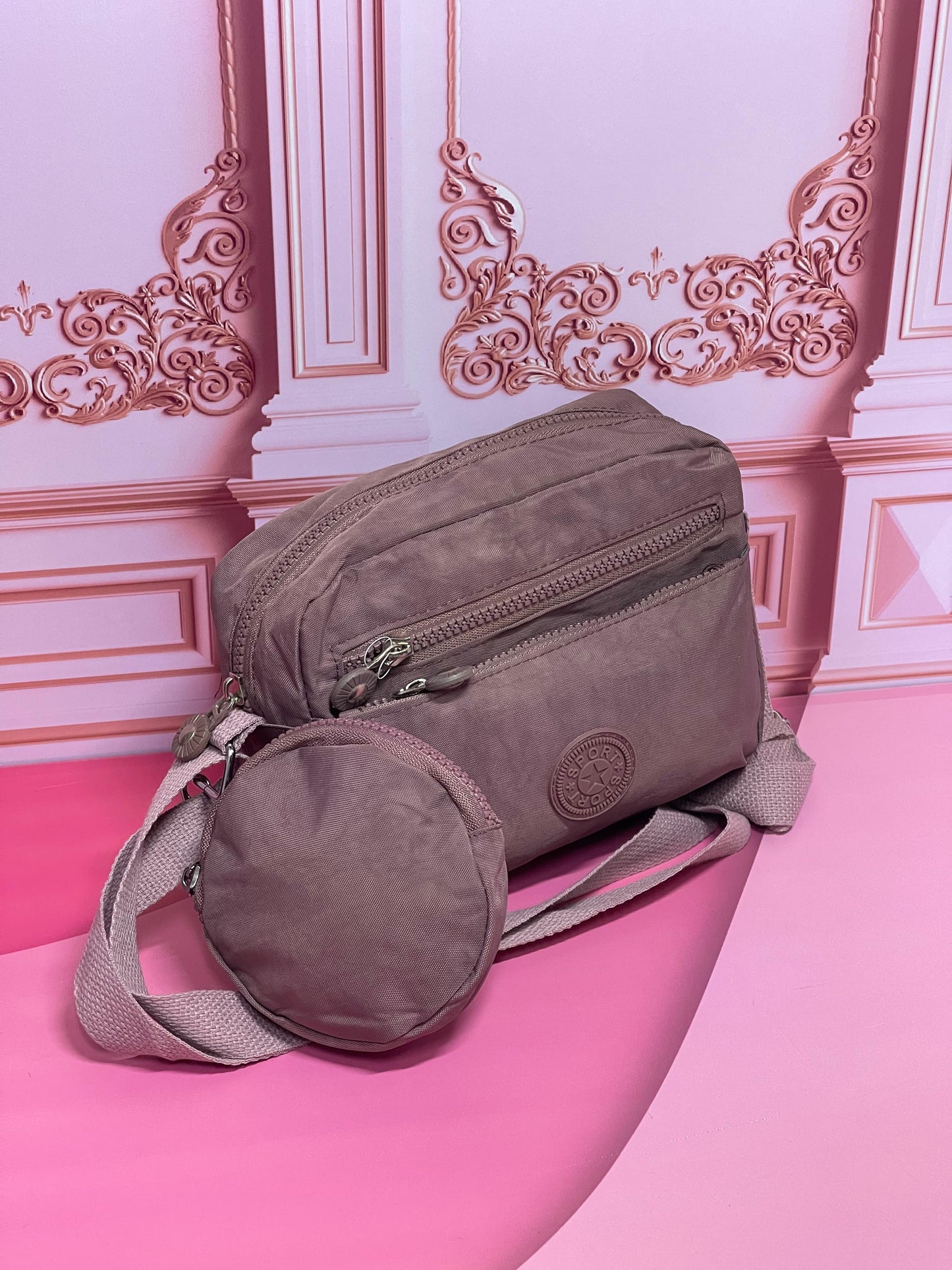 Bolso Celeste con Monedero