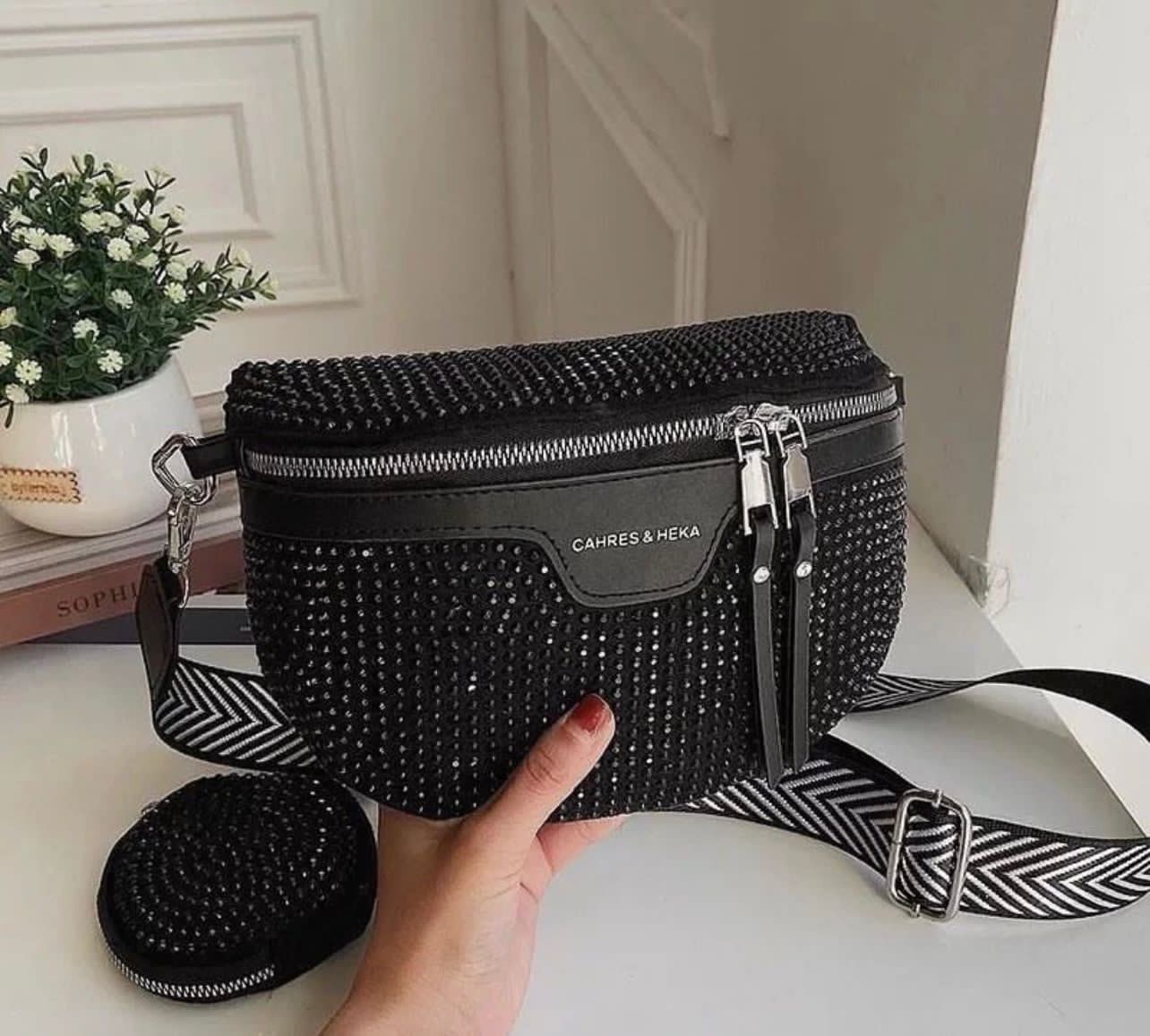Bandolera Importada Perla
