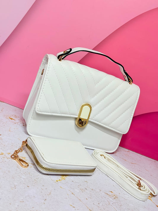 Cartera Importada Nácar