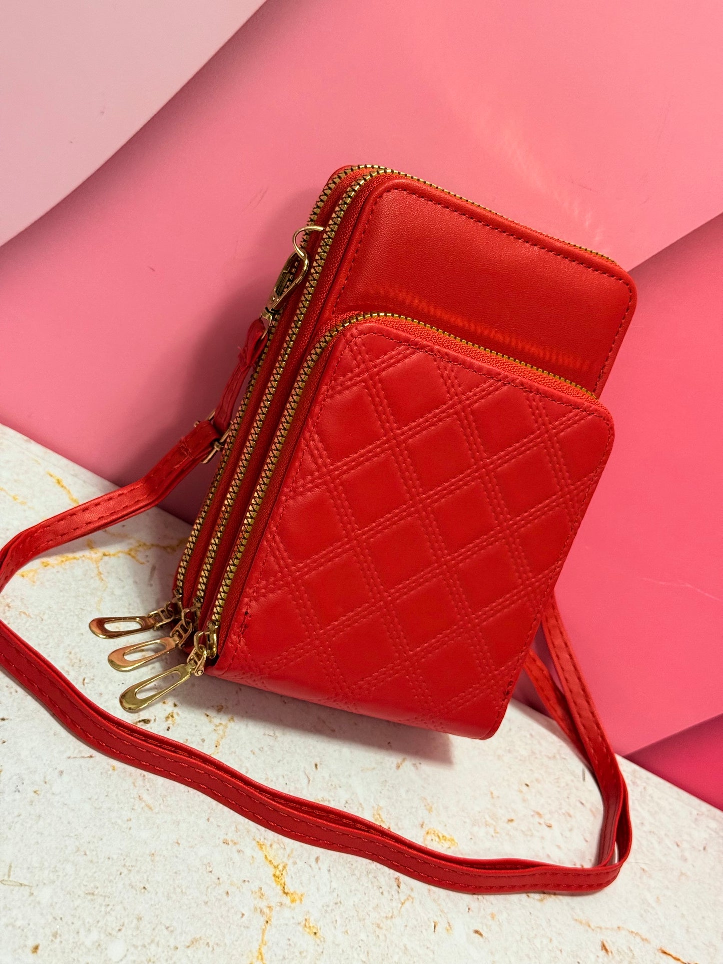 Bolso Portacelular 3 Compartimientos