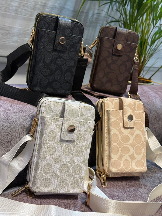 Cartera y Portacelualar Coch