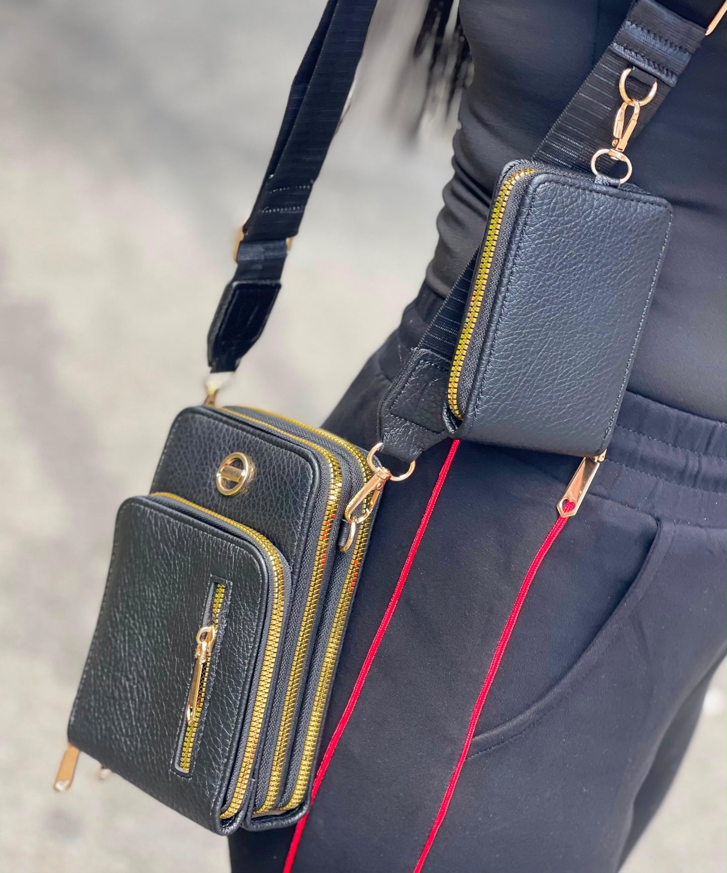 Bolso y Portacelular Perla